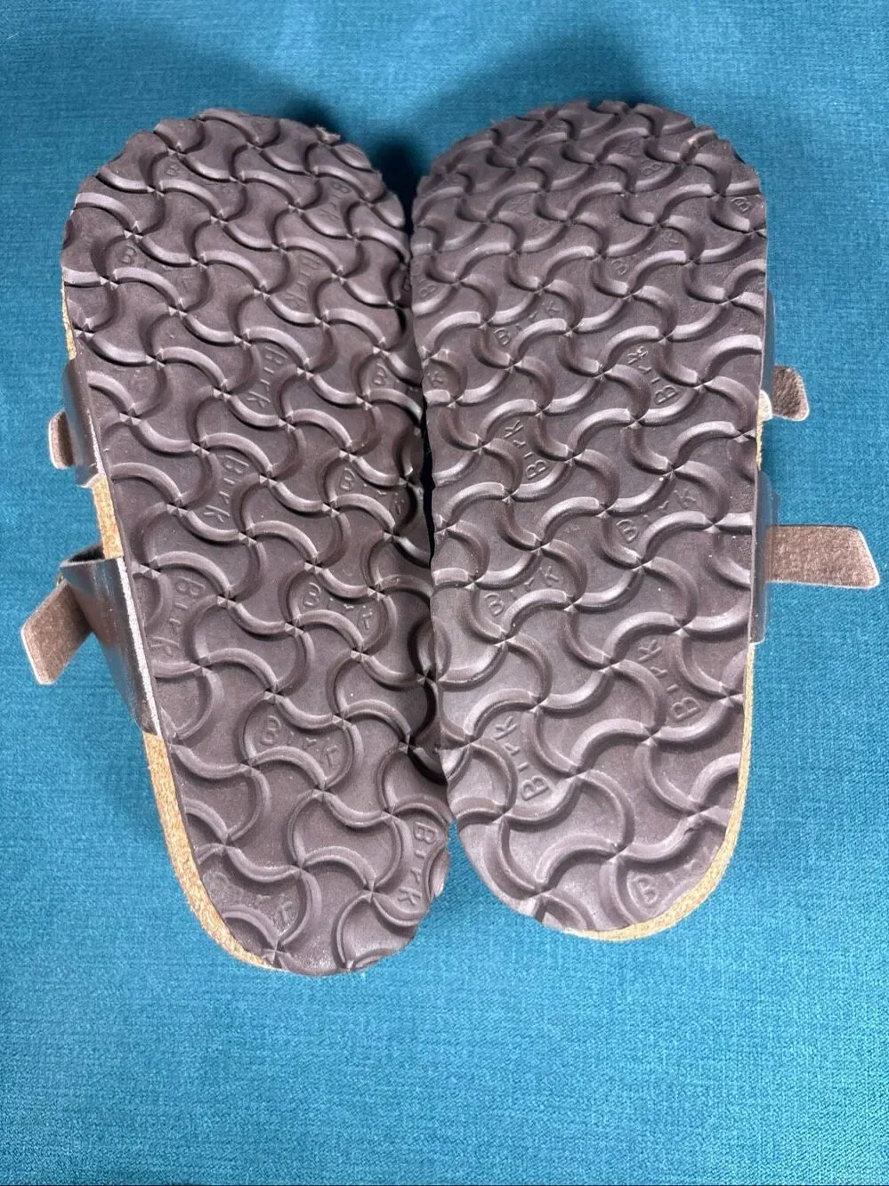 Birkenstock Mayari Sandals Womens Size 37/6-6.5US/ Metallic Bronze Pewter